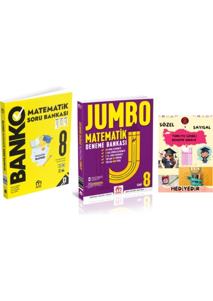 Model Eğitim Yayınları 8. Sınıf Banko Matematik Soru Bankası Matematik Deneme Bankası