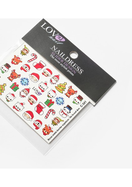 Kırmızı Baston Şeker Temalı Kız Çocuk Tırnak Sticker fiyatları