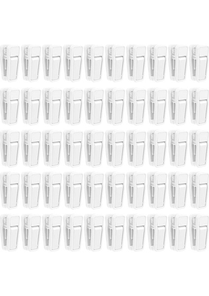 Bebek Giysileri Için Plastik Askı Klipsleri Askılar Için Güçlü Plastik Klipler Kadife Askılar Için Çok Amaçlı Askı Klipsleri (Yurt Dışından)