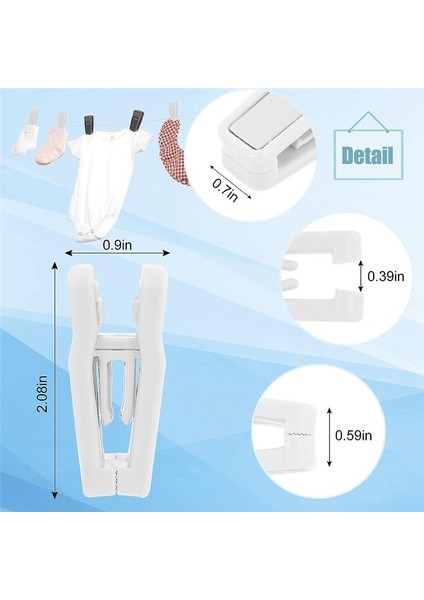 Bebek Giysileri Için Plastik Askı Klipsleri Askılar Için Güçlü Plastik Klipler Kadife Askılar Için Çok Amaçlı Askı Klipsleri (Yurt Dışından) fiyatları