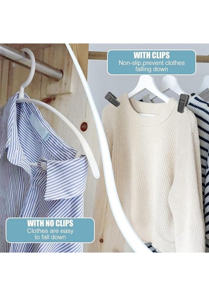 Bebek Giysileri Için Plastik Askı Klipsleri Askılar Için Güçlü Plastik Klipler Kadife Askılar Için Çok Amaçlı Askı Klipsleri (Yurt Dışından) modelleri