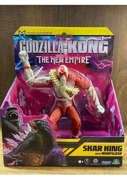 Godzilla Vs. Kong Kristal Aksiyon Figürü 15 cm Godzilla Skar Kıng Figürü Kong Figürleri