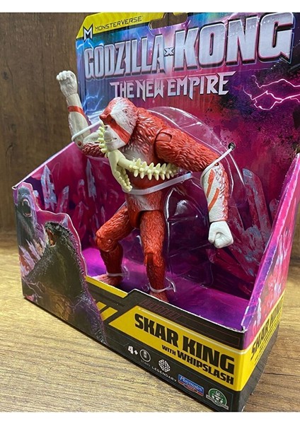 Godzilla Vs. Kong Kristal Aksiyon Figürü 15 cm Godzilla Skar Kıng Figürü Kong Figürleri modelleri