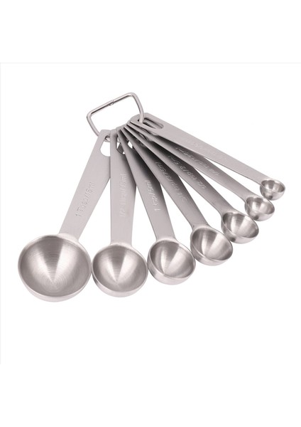 21X Paslanmaz Çelik Ölçüm Kaşıkları Kuru ve Sıvı Malzemeler Için Istiflenebilir Ölçü Kaşığı Koşullu Işaretli Pişirme Kaşığı (Yurt Dışından) fırsatları