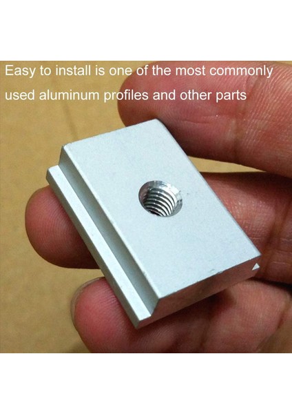 12PCS M6 T-Track Kaydırıcı Sürgülü Somun Alüminyum Alaşım T Yuva Somunu Profil Ahşap Işleme Aracı Yuva Bağlantı Elemanı (Yurt Dışından) fiyatları