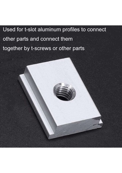 12PCS M6 T-Track Kaydırıcı Sürgülü Somun Alüminyum Alaşım T Yuva Somunu Profil Ahşap Işleme Aracı Yuva Bağlantı Elemanı (Yurt Dışından) modelleri
