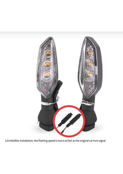 659 696 Hypermotard 899 Panigale 1299 2008-2020 Için Şeffaf Beyaz LED Dönüş Sinyal Lambası (Yurt Dışından) indirimleri