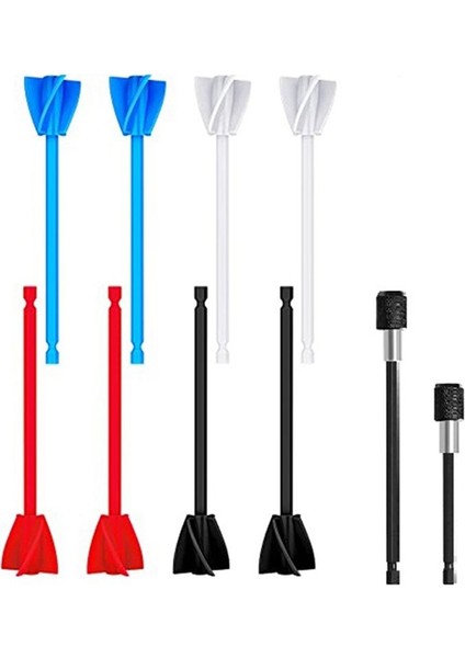 10 Adet Reçine Mikser Kürekleri Boya Mikser Kürekleri Reçine Boya Silikon Seramik Sır Karıştırma Için Mikser Matkap Eki (Yurt Dışından) fiyatları