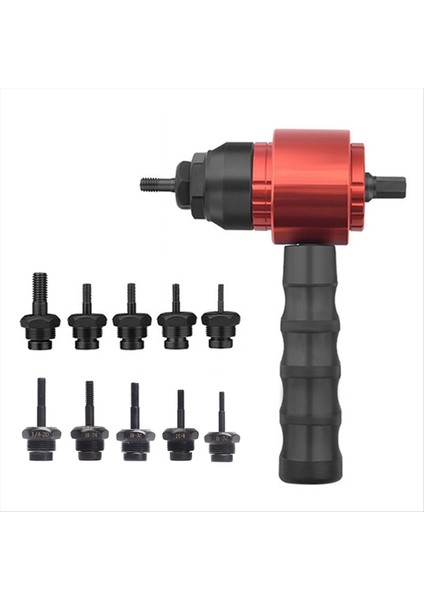 Çıkarılabilir Manuel Elektrikli Perçin Somun Aracı Dönüşüm Accessorie El Perçin Somun Alet Seti Elektrikli Pnömatik Perçin Makinesi (Yurt Dışından)