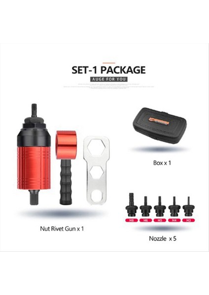 Çıkarılabilir Manuel Elektrikli Perçin Somun Aracı Dönüşüm Accessorie El Perçin Somun Alet Seti Elektrikli Pnömatik Perçin Makinesi (Yurt Dışından) fiyatları