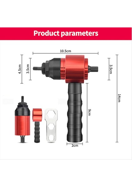 Çıkarılabilir Manuel Elektrikli Perçin Somun Aracı Dönüşüm Accessorie El Perçin Somun Alet Seti Elektrikli Pnömatik Perçin Makinesi (Yurt Dışından) fırsatları