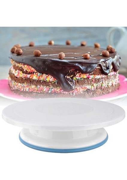 Kek Pikap Kek Dekorasyon Pikap Taşınabilir Taşınabilir Kullanımı Kolay Dönen Kek Standı Pişirme Malzemeleri Dekorasyonlu (Yurt Dışından) fiyatları