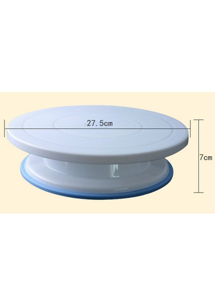 Kek Pikap Kek Dekorasyon Pikap Taşınabilir Taşınabilir Kullanımı Kolay Dönen Kek Standı Pişirme Malzemeleri Dekorasyonlu (Yurt Dışından) indirimleri