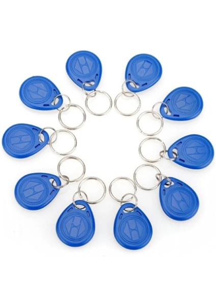 10 Adet Yazılabilir - Kodlanabilir Anahtarlık - Rfıd Tag - Göstergeç