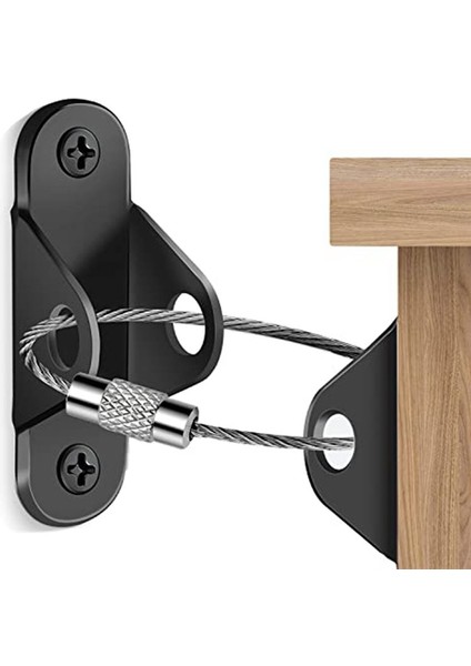 Mobilya Çapası (Pac OF10) Anti-Tip Mobilya Ankrajı Mobilya Dresser Duvar Güvenliği Ankrajı Mobilya Bağlantı Elemanı Duvar C (Yurt Dışından)