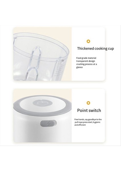 250ML Mini USB Elektrikli Et Kıyıcı Sarımsak Kıyıcı Şarj Edilebilir Kırıcı Mutsuzluk Beyaz (Yurt Dışından) indirimleri