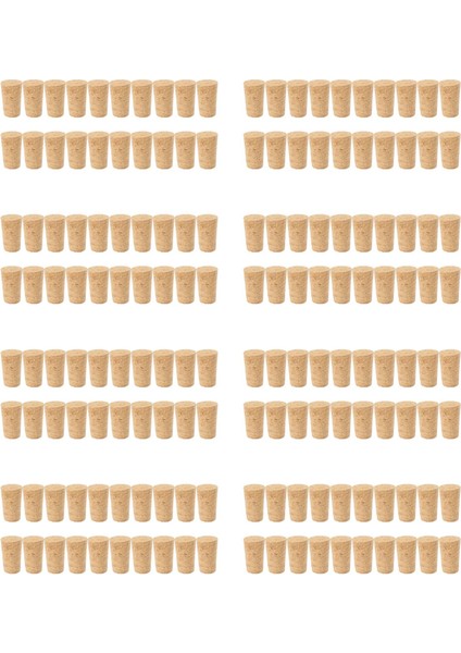 160PCS/LOT Doğal Ahşap Mantarlar Şarap Tıpa Ahşap Şişe Durdurucu Koni Tipi Şarap Şişe Mantarları Fiş Sızdırmazlık Kapağı (Yurt Dışından)