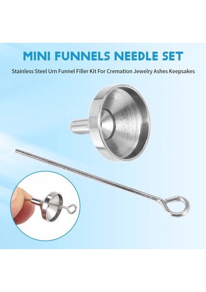 Mini Huniler Set Paslanmaz Çelik Urn Huni Dolgu Kiti Kremasyon Takı Külleri Için Keepsakes (Yurt Dışından) fırsatları