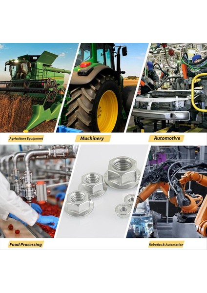 12 Paket M 12 Tırtıklı Flanş Altıgen Somun M12-1 75MM Altıgagon Flanş Fındık Dıy Ev Mekanizması Için Kilitli Somun (Yurt Dışından) fiyatları