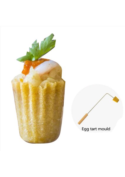 2x Malezya Pastası Tee Maker Nyonya Top Şapkalar Kalıp Pişirme Yumurta Tart Yeniden Kullanılabilir Kızarmış Snack Aracı Mutfak Bakeware Gadget (Yurt Dışından) indirimleri