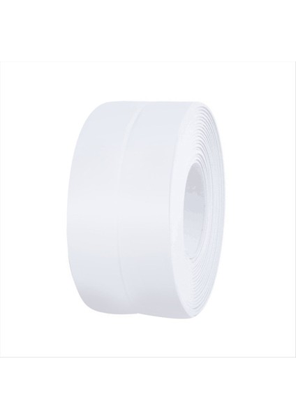 Beyaz Kalafat Bant Su Geçirmez Kendi Kendine Yapıştırıcı Tuvalet Kalafat Mühendis Bant Küvet Kalafat Sızdırmazlık Şerit Bandı-3 2m (Yurt Dışından)