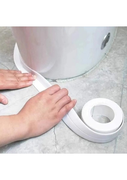 Beyaz Kalafat Bant Su Geçirmez Kendi Kendine Yapıştırıcı Tuvalet Kalafat Mühendis Bant Küvet Kalafat Sızdırmazlık Şerit Bandı-3 2m (Yurt Dışından) fiyatları