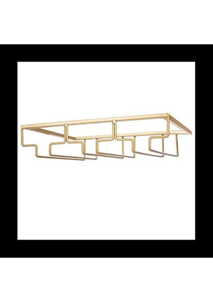 2x 3 Sıralar Şarap Cam Rafı ve Dolap Stemware Tutucu Demir Şarap Cam Organizatör Gözlükleri Depolama Askı (Yurt Dışından) fiyatları