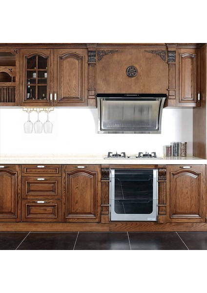 2x 3 Sıralar Şarap Cam Rafı ve Dolap Stemware Tutucu Demir Şarap Cam Organizatör Gözlükleri Depolama Askı (Yurt Dışından) modelleri