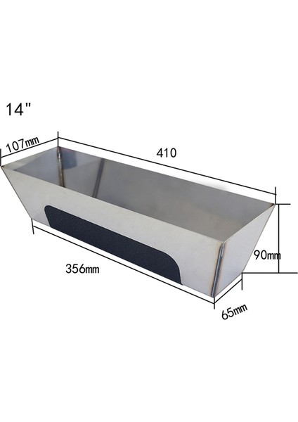 2x 12HRG Kaymaz Konturlu Paslanmaz Çelik Heliarc Çamur Tava 14 Inç (Yurt Dışından) fırsatları