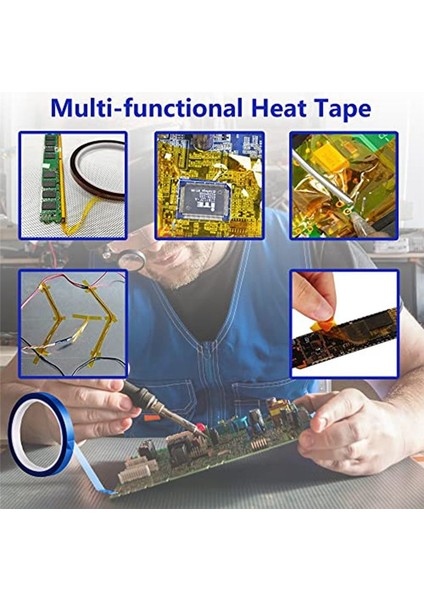 6 Rulo Süblimasyon Için Isı Bandı El Sanatları Için Isıya Dayanıklı Bant 10MMX108FT (33M) Isı Transfer Bandı (Yurt Dışından) fiyatları