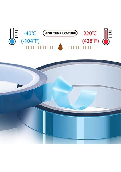 6 Rulo Süblimasyon Için Isı Bandı El Sanatları Için Isıya Dayanıklı Bant 10MMX108FT (33M) Isı Transfer Bandı (Yurt Dışından) modelleri