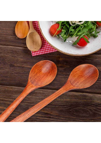 Ahşap Kaşıklar 6 Adet Ahşap Çorba Kaşıkları Karıştırma Karıştırma Uzun Saplı Kaşık Mutfak Eşyası (Yurt Dışından) fiyatları