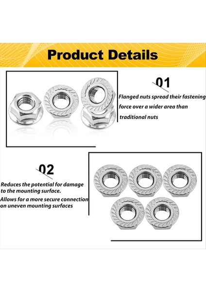 30 Pack M8 Tutuklu Flanş Altı Somunları M8-1 25MM Altı Flanş Fındık Dıy Ev Mekanizması Için Kilitleme Yedek Somun (Yurt Dışından) fırsatları