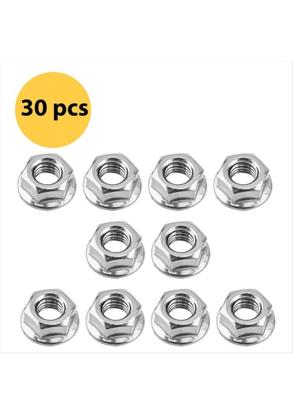 30 Pack M8 Tutuklu Flanş Altı Somunları M8-1 25MM Altı Flanş Fındık Dıy Ev Mekanizması Için Kilitleme Yedek Somun (Yurt Dışından) indirimleri