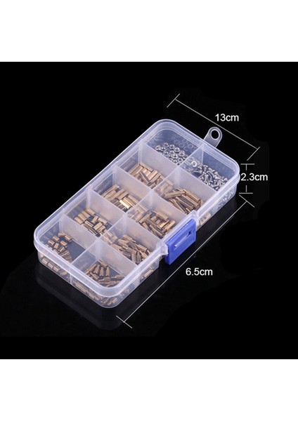 600X Pirinç M2 Altı Sütun Standoff Destek Destek Ara Vidalı Somun Çiftlik Kiti (Yurt Dışından)