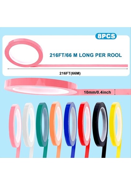 8 Rulo Renkleri Otoklav Bant 216 Ft/l x 0 4 Inç/w Instruments Tanımlama Bandı Otomatikleştirilebilir 270 Fahrenheit (Yurt Dışından) indirimleri