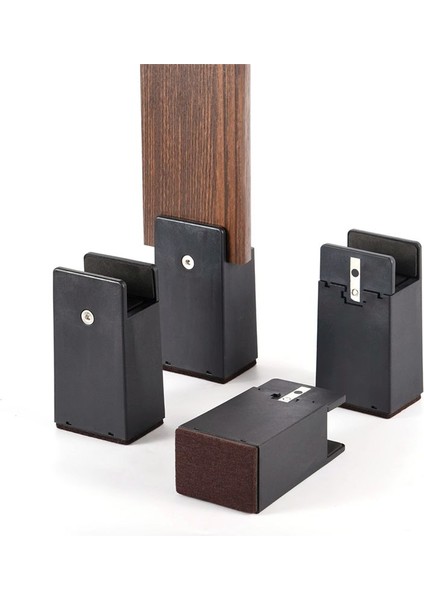 Ayarlanabilir Yatak Yükselticileri 4in Vida Kelepçeli Mobilya Yükselticileri Mobilya Kalınlığı Için 4pc Kanepe Yükselticileri Masa Için 0-1 6in (Yurt Dışından) fiyatları