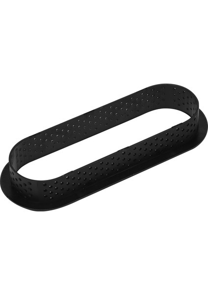 6pcs Oval Tart Halkaları Isıya Dayanıklı Delikli Kek Köpüğü Yüzük Olmayan Çubuk Pişirme Takımı Tart Mini Kek Kalıp Kek Halkaları (Yurt Dışından)