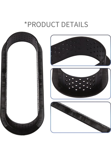 6pcs Oval Tart Halkaları Isıya Dayanıklı Delikli Kek Köpüğü Yüzük Olmayan Çubuk Pişirme Takımı Tart Mini Kek Kalıp Kek Halkaları (Yurt Dışından) indirimleri