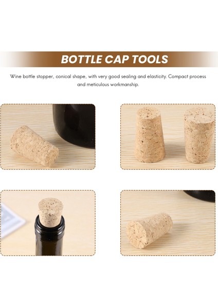 20PCS/LOT Doğal Ahşap Eşyalar Şarap Tıpası Ahşap Şişe Tıpa Koni Tipi Şarap Şişe Mantarları Fiş Sızıntı Kapağı Bira Şişe Mantarları (Yurt Dışından) fiyatları