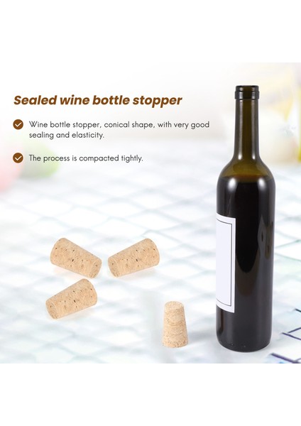 20PCS/LOT Doğal Ahşap Eşyalar Şarap Tıpası Ahşap Şişe Tıpa Koni Tipi Şarap Şişe Mantarları Fiş Sızıntı Kapağı Bira Şişe Mantarları (Yurt Dışından) fırsatları