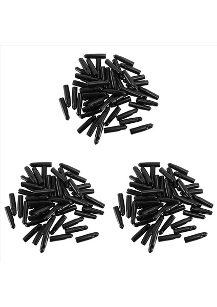 Siyah Kauçuk Poker Kapak Likör Şişesi Poker Kapak Dispenser Spout Toz Kapakları (144) (Yurt Dışından)