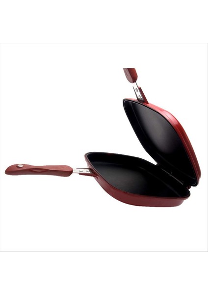 Kare Çift Taraflı Kızartma Tavası Mutfak Yapışmaz Pişirme Gözleme Tavası Omlet Tepsileri Iç/açık Kamp Sandviç 28CM (Yurt Dışından) indirimleri