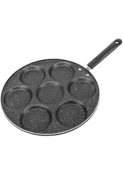 7 Su Bardağı Krep Kızartma Tavaları Kahvaltı Tava Dayanıklı Yapışmaz Tava Delikleri Pişirme Yumurta Jambon Tava Pancak Yapımcı Pan Tencere (Yurt Dışından)