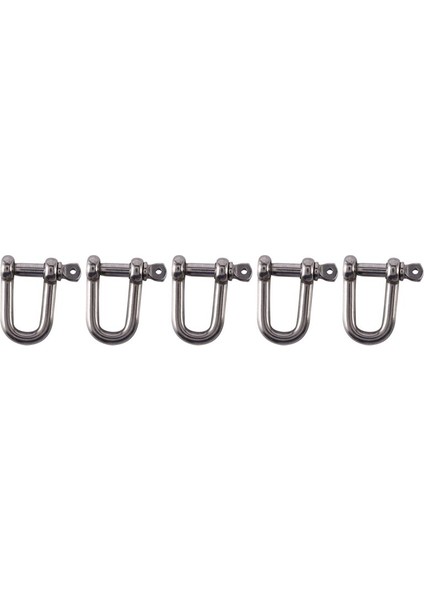 5pcs M6X38MM Düz D-Shackle Kısa Paslanmaz Çelik Aısı 316 (Yurt Dışından)