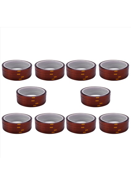 100 Rulo 33MX3MM Isıya Dayanıklı Isı Sıcaklığı Yapışkan Bant Süblimasyon Kupa Bandı Kahverengi Renk (Yurt Dışından)