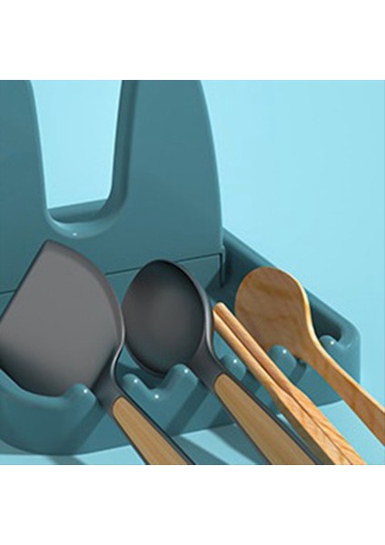Plastik Pot Kapak Raf Katlanabilir Pot Kaşığı Tutucu Stand Çatal Spatula Raf Tavası Tavan Kapağı Raf Sofra Depolama Rafı (Yurt Dışından) modelleri