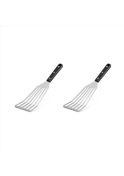 2pcs 12 4inch Balık Spatula- Eğimli Balık Turner Spatula Eğimli Kafa Tasarımı Spatula Metal (Yurt Dışından)