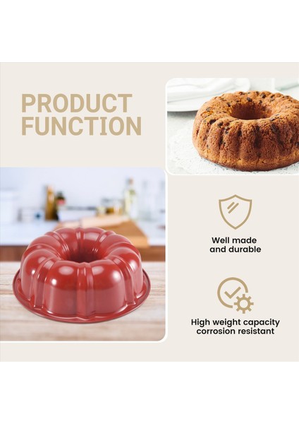 Bundt Kek Tavası Yapışmaz Yivli Tüp Kek Tavaları Pişirme Için Ağır Hizmet Tipi Karbon Çelik Tüp Tava Pişirme Kalıbı Jello (Yurt Dışından) indirimleri