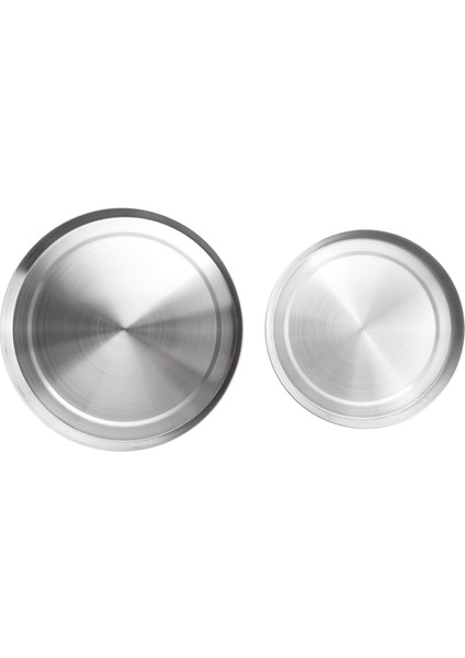 4pcs Paslanmaz Çelik Ocak Kapakları Soba Plakası Üst Ocak Koruyucusu Kit Seti Eşyaları 17/21CM Mutfak Aksesuarları (Yurt Dışından)